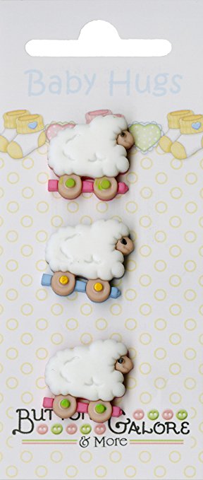 Buttons Galore & More Sheep #122 Baby Hugs Collection